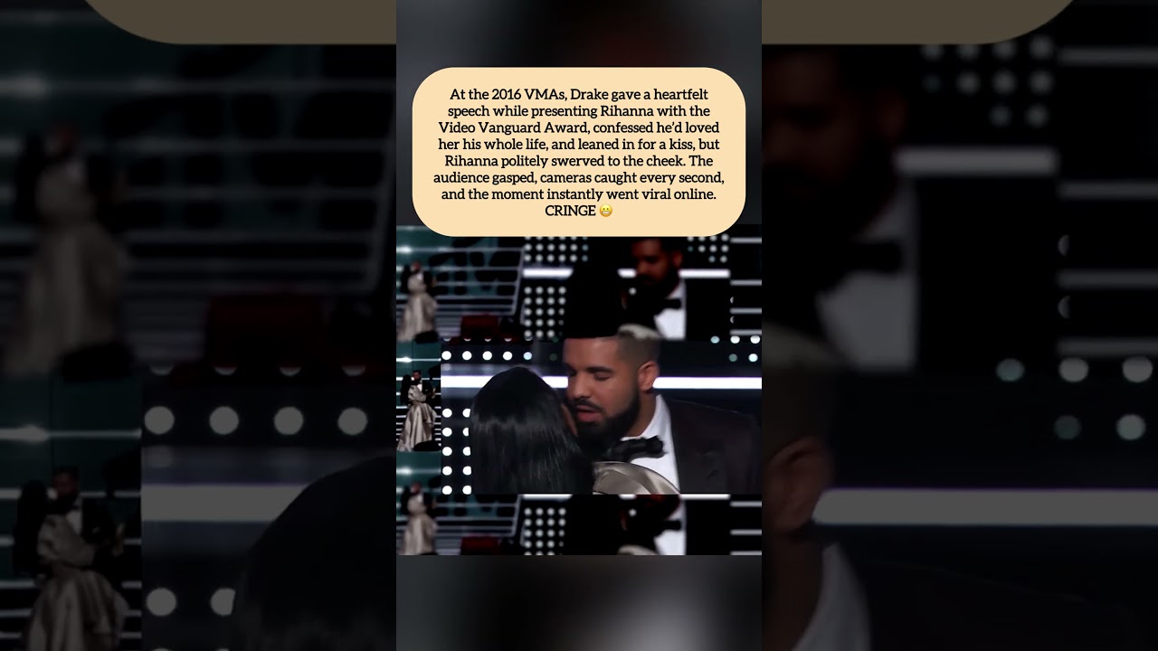 Did Rihanna and Drake Kiss at the 2016 VMAs? : Awkward Meets Iconic