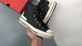 Converse Chuck 70 Leather Black Egret A05695C