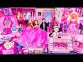 12 Minutes Satisfying Unboxing Royal Barbie Princess Pink Dress, Rock Bed Play Set Review Toys