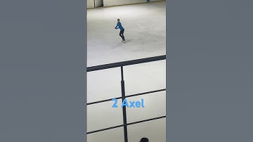 Double Axel #figureskating #iceskating #axel #sisters #shorts #practice #frozenempire