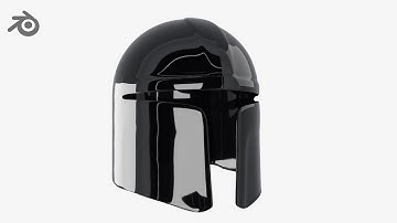 The Mandalorian Helmet - Blender