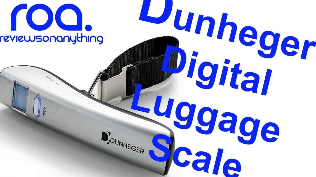 Dunheger Digital Luggage Scale YouTube