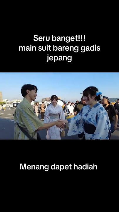 Main game suit sama cewek jepang #shorts #funny #jepang