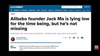 Alibaba Founder billionaire Jack Ma Missing Or Laying Low since October 2020...