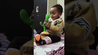 Baby talk, plant therapy😄#BabyTalking #CactusFriend#CuteBaby #FunnyReel#PlantLovers #Insta #newreel