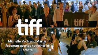 Full Michelle Yeoh and Martin Freeman spotted together in Toronto during TIFF 2026! 🎬🇨🇦 Guide