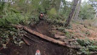 Roots of Doom Hare scramble. 1 trials bike vs 100 enduro bikes.....