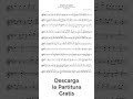 Alabe Al Señor, Partitura Saxofón Alto, Tenor, Soprano, Trompeta, Flauta y Violín #shorts