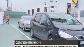 Italian Ferry Caught In Brexit Waters Crosses Eus Irish Republic & North Ireland