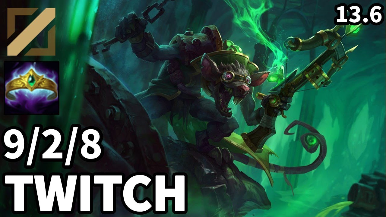 Twitch Mid vs Zed - KR Master | Patch 13.6 - YouTube