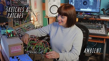 Eurorack Modular Synth Ambient with Hermod Plus, Ensemble Oscillator, Data Synth and Mimeophon.