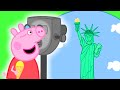 Peppa Pig Official Channel | Peppa Pig's Adventure in America | Peppa Pig Full Episodes