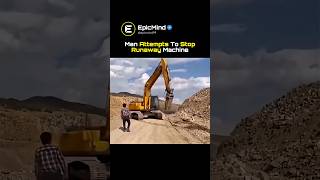Worker Attempts To Stop Runaway Machine
