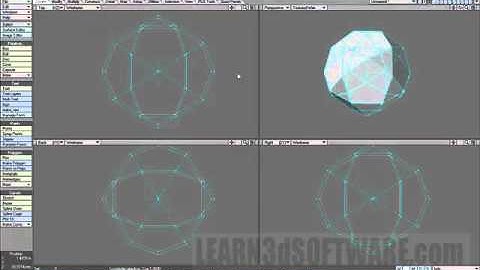 Lightwave Tutorial -007- Platonic Solid Tool