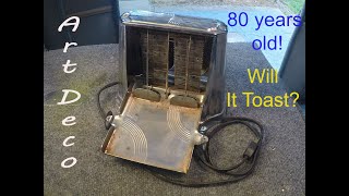 1930's Son Chief series 680 Art Deco toaster. Repair/Restoration. Dangerous  appliance!