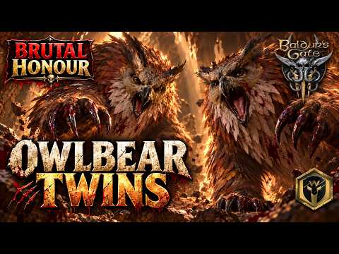 Owlbear Twins Boss Fight - Brutal Honour Mode | Baldur’s Gate 3 v.8.0.+