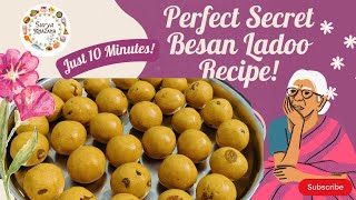 Homemade Instant Besan Ladoo Recipe No Fail Method Easy Indian Sweet