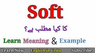 Vocabulary Soft Meaning in Urdu @EnglishinUrdu screenshot 1