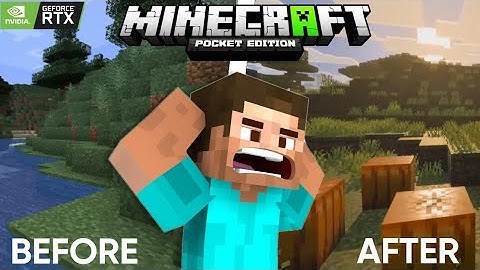 Minecraft PE Vibrant Visuals Are Amazing 😍🤩🔥 | Rtx shaders in mobile!!