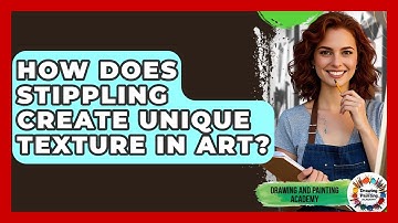 How Does Stippling Create Unique Texture In Art? - Drawing and Painting Academy