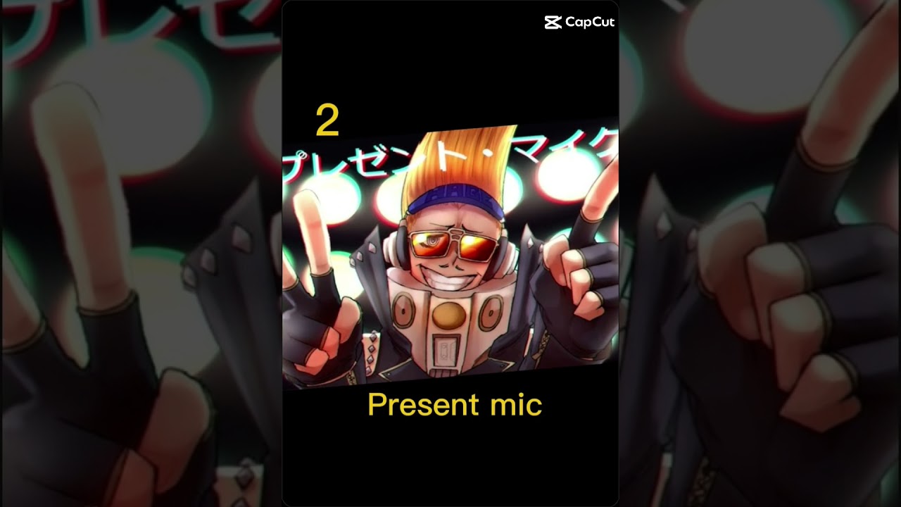 The OLDER mha trio.Aizawa x Present Mic x All might.