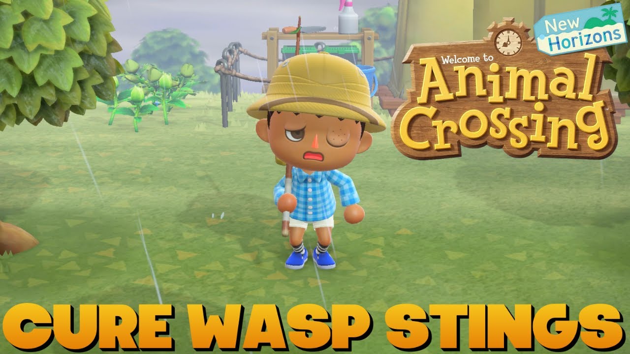 Animal Crossing New Horizons - How to Cure Wasp Stings For Free!