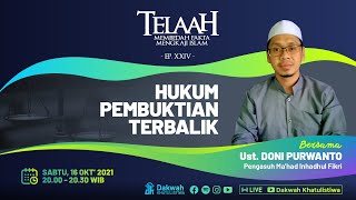 HUKUM PEMBUKTIAN TERBALIK - TELAAH XXIV