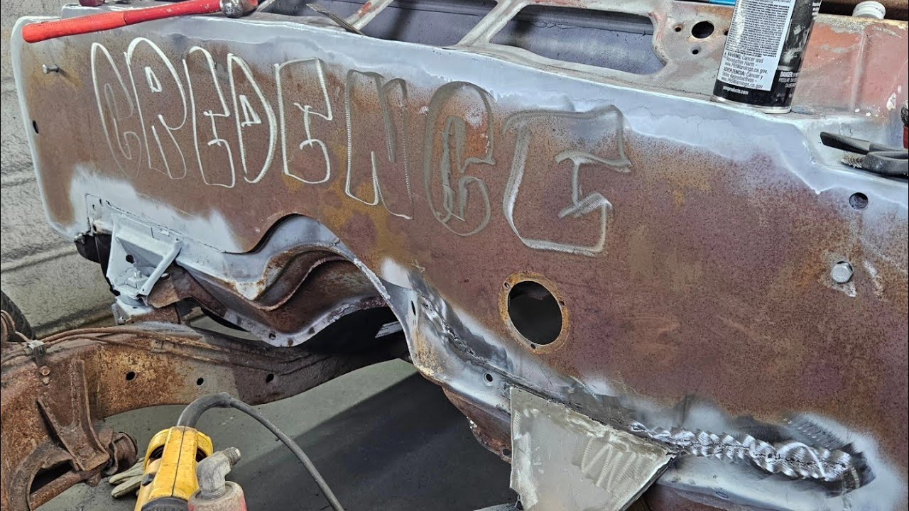 1962 IMPALA METAL WORK / METAL FINISH DOOR GAPS / DIY / HOW TO