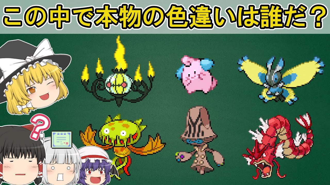 全問正解できたら凄い⁉色違いクイズ！【茶番】