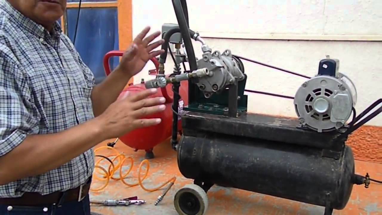 COMPRESOR DE AIRE CASERO CUAUHTEMOC YouTube