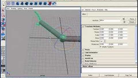 Robot Arm in Maya tutorial