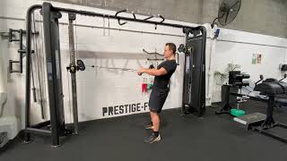 Standing 'Ball Grip' Cable Row demonstration