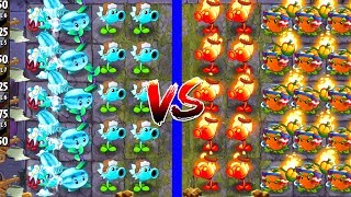 Plants vs Zombies 2 Mod - Tournament Fire vs Ice Competition in Plantas Contra Zombies 2 - Gameplay
