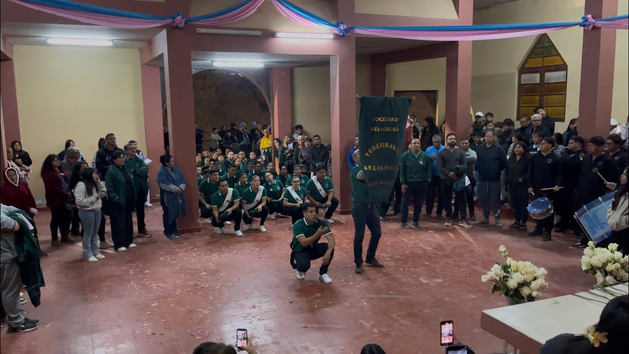 Peregrinos de las Peñas - Llegada en Templo Santuario Virgen del Rosario de las Peñas 2025 (Templo)