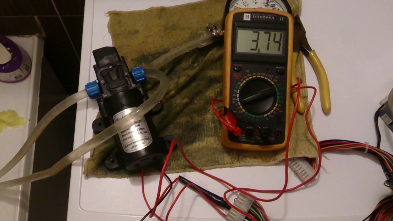 TEST: Diaphragm Water Pump Automatic Switch 330L/H DC 12V 80W