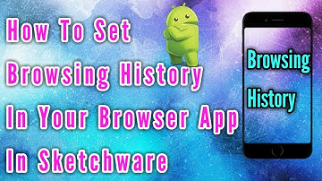 How To Set Browsing History In Your Browser App In Sketchware || by Developer Partha