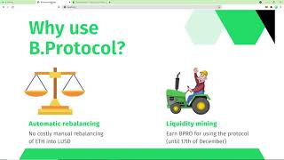 B.Protocol: Getting started with Liquity