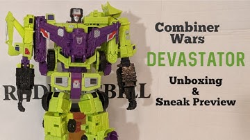 Combiner Wars  Devastator Titan Class Unboxing and Sneak Preview by Rodimusbill