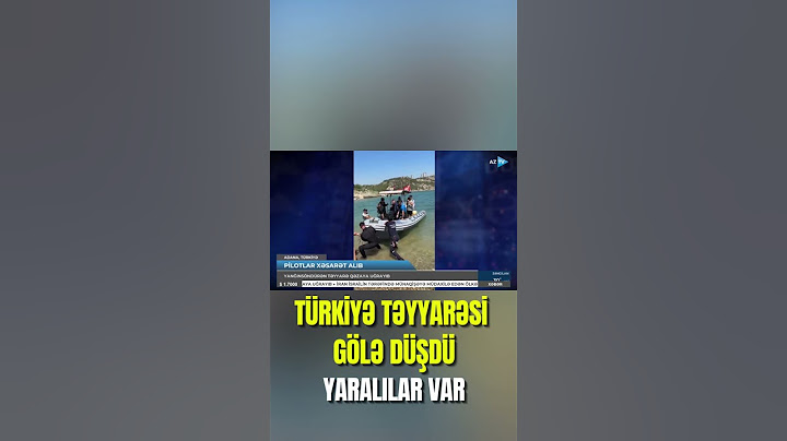 Türkiyə təyyarəsi qəzaya uğradı - Pilotlar son anda xilas edildi