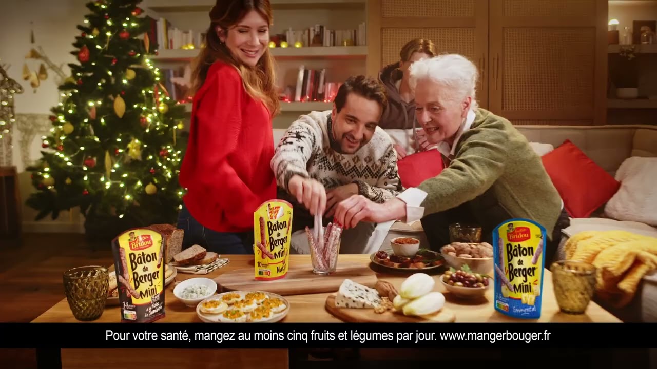Publicité Justin Bridou - hiver 2024