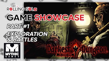 Darkest Dungeon: The Board Game | Solo Playthrough | How To Play | Exploration & Battles | Part #1