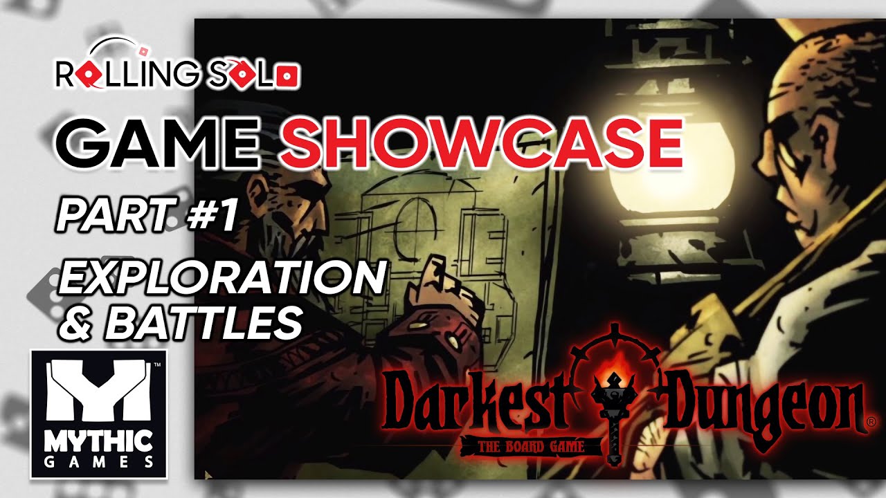 Darkest Dungeon: The Board Game | Solo Playthrough | How To Play | Exploration & Battles | Part #1