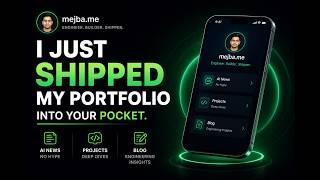 I Just Shipped My Portfolio Into Your Pocket (Mejba App)