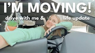 DRIVE WITH ME & LIFE UPDATE 🚙 my 1st apartment, announcing where I'm moving! | Charlotte Pratt