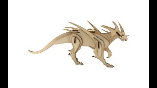 Laserbox case assembly: Western Dragon