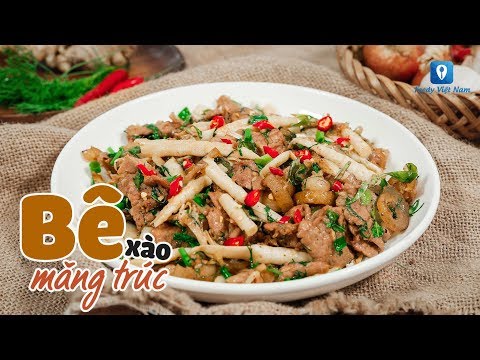 Video Hướng dẫn cách làm món BÊ XÀO MĂNG TRÚC | Feedy TV - youtube