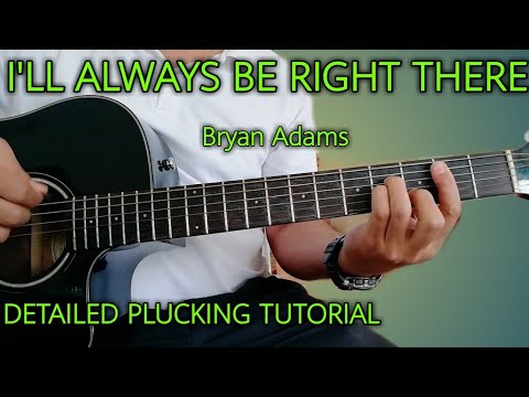 I LL ALWAYS BE RIGHT THERE By Bryan Adams Guitar Tutorial Detailed Plucking Guitar Lesson