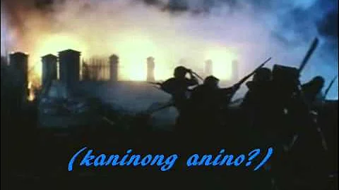 Kaninong Anino lyrics - Rizal Final Project