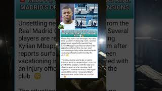 Tension Rising at Real Madrid: Mbappé Questioned by Teammates!#football #realmadrid #mbappe #shorts