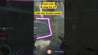Ancient cs2 ZywOo&amp;apEX push-smoke from CT. IEM Chengdu 2025 highlight. #cs2 #shorts